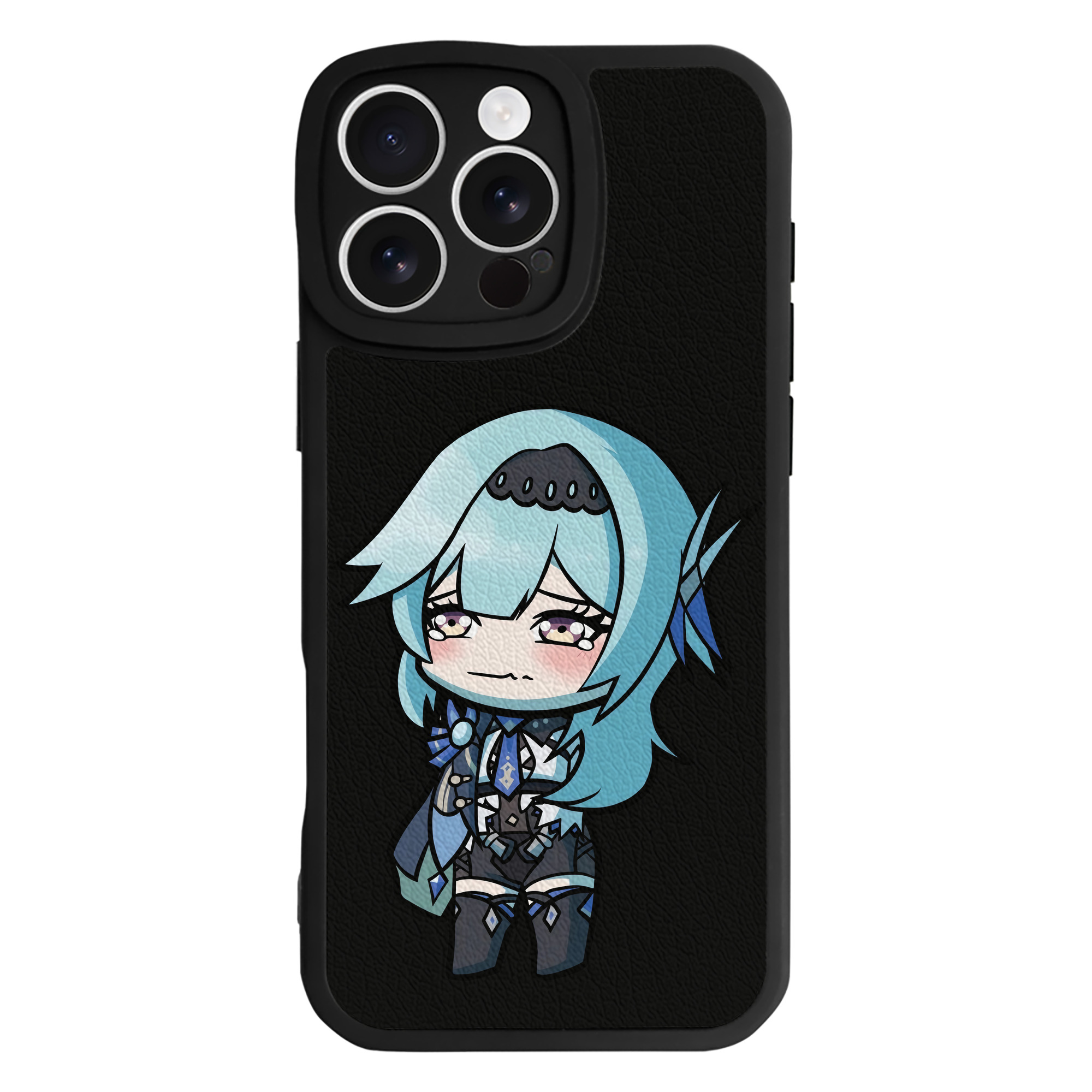 げんし神 优菈 ゆうら genshin Yūra 【iPhone 16シリーズ対応】シリコンスマホケース（レザー調） 材質：シリコン